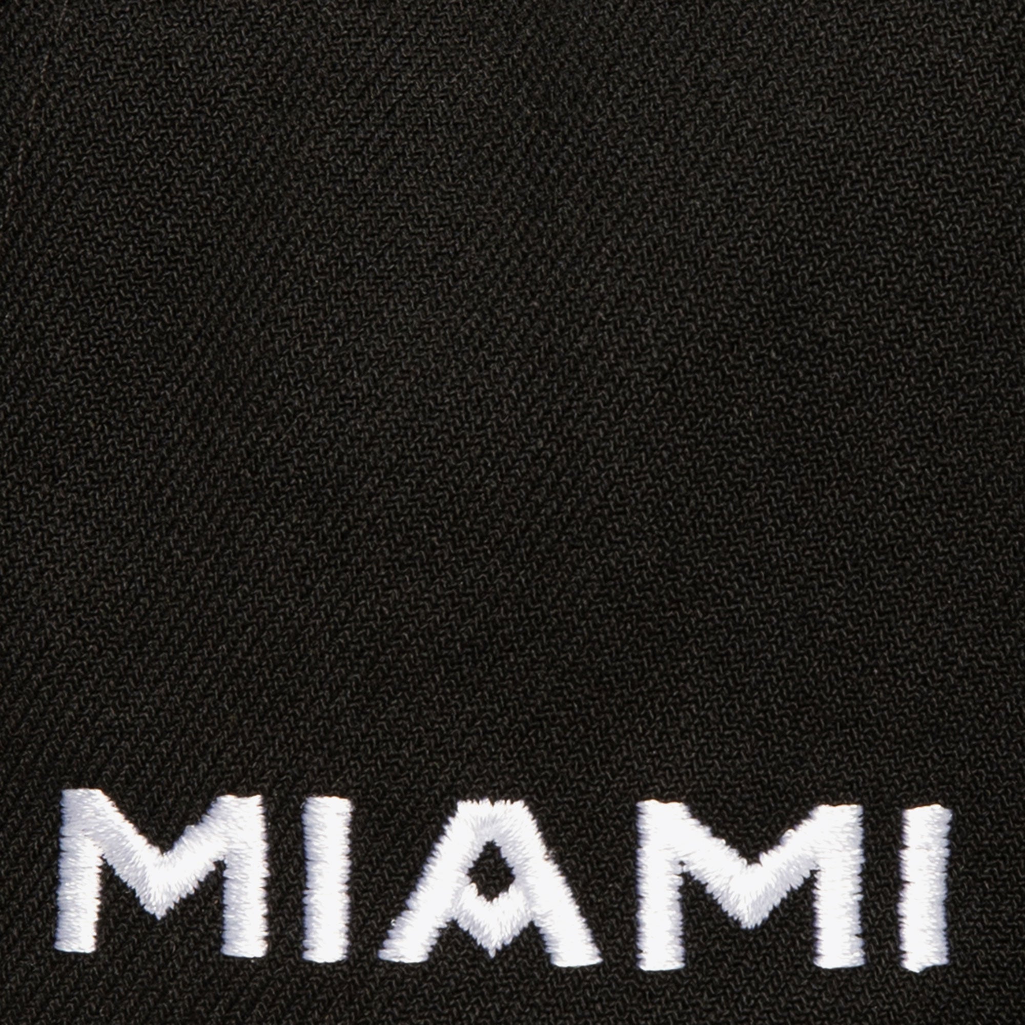 Gorra M&N MLS Evergreen Black White Snapback Miami CF