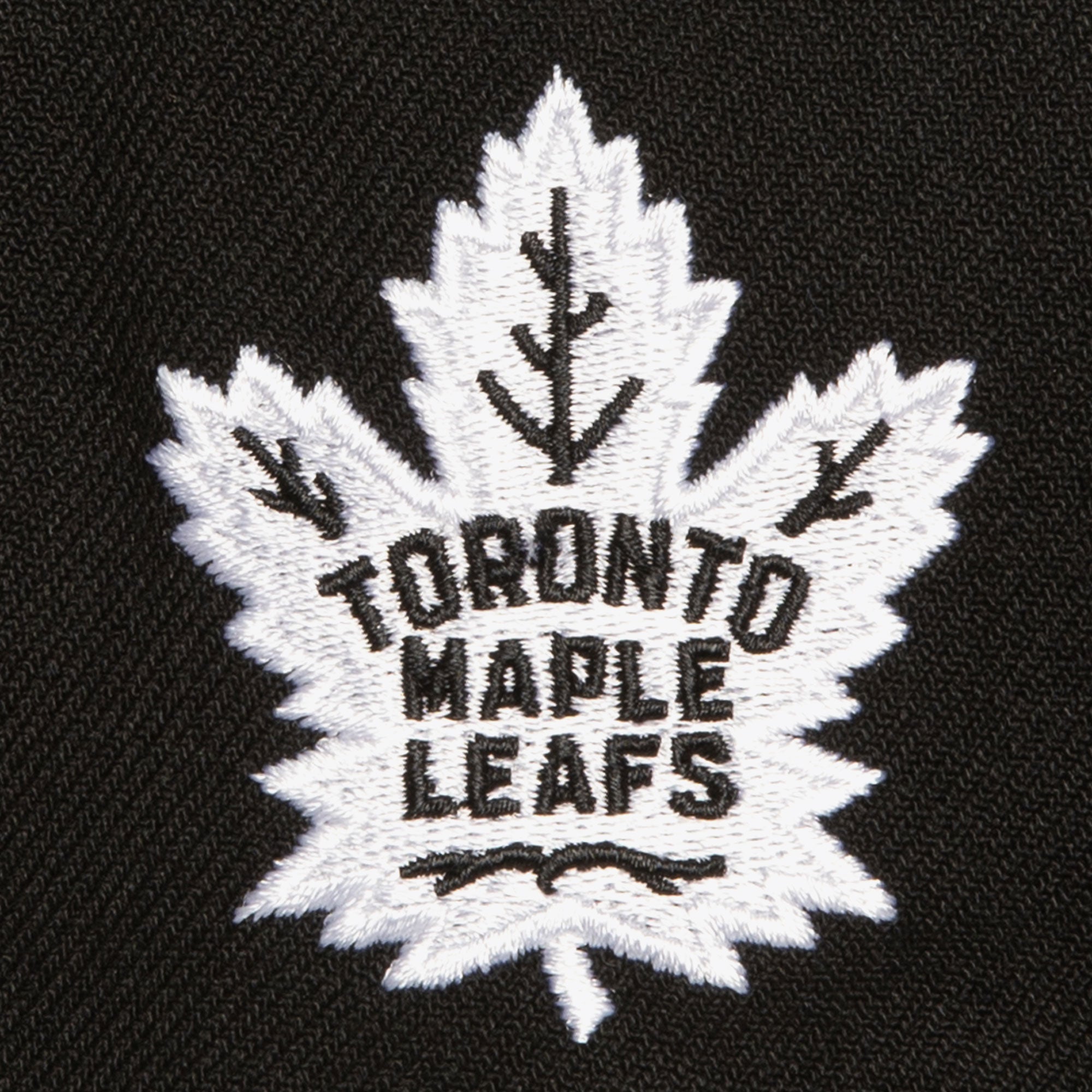 Gorra NHL Evergreen Black White Snapback Maple Leafs