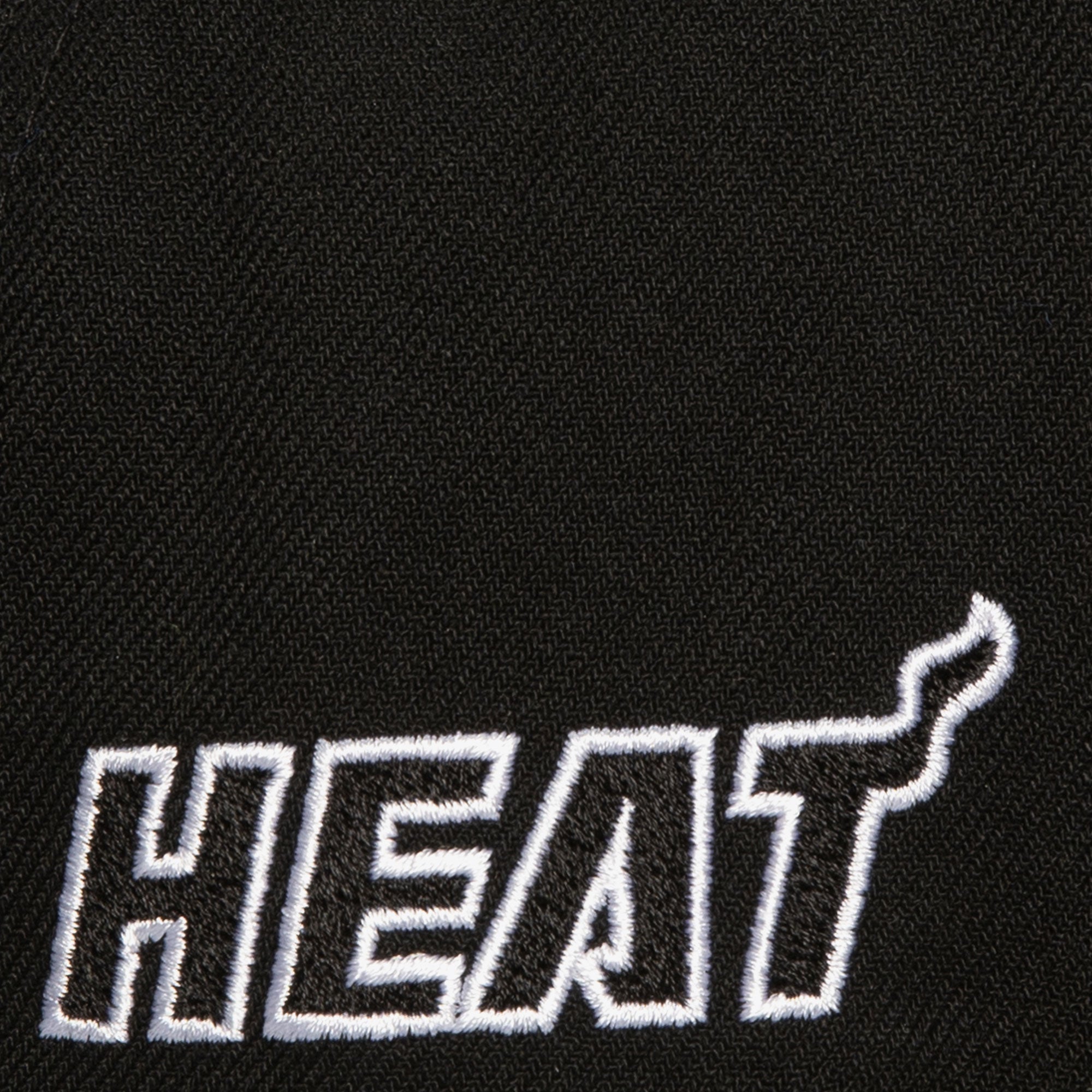 Gorra M&N NBA Evergreen Black White Snapback Heat