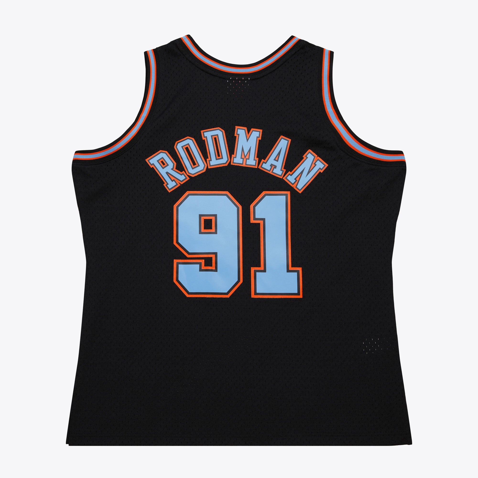 Jersey M&N NBA Double Team Black Swingman Bulls 1997 Dennis Rodman