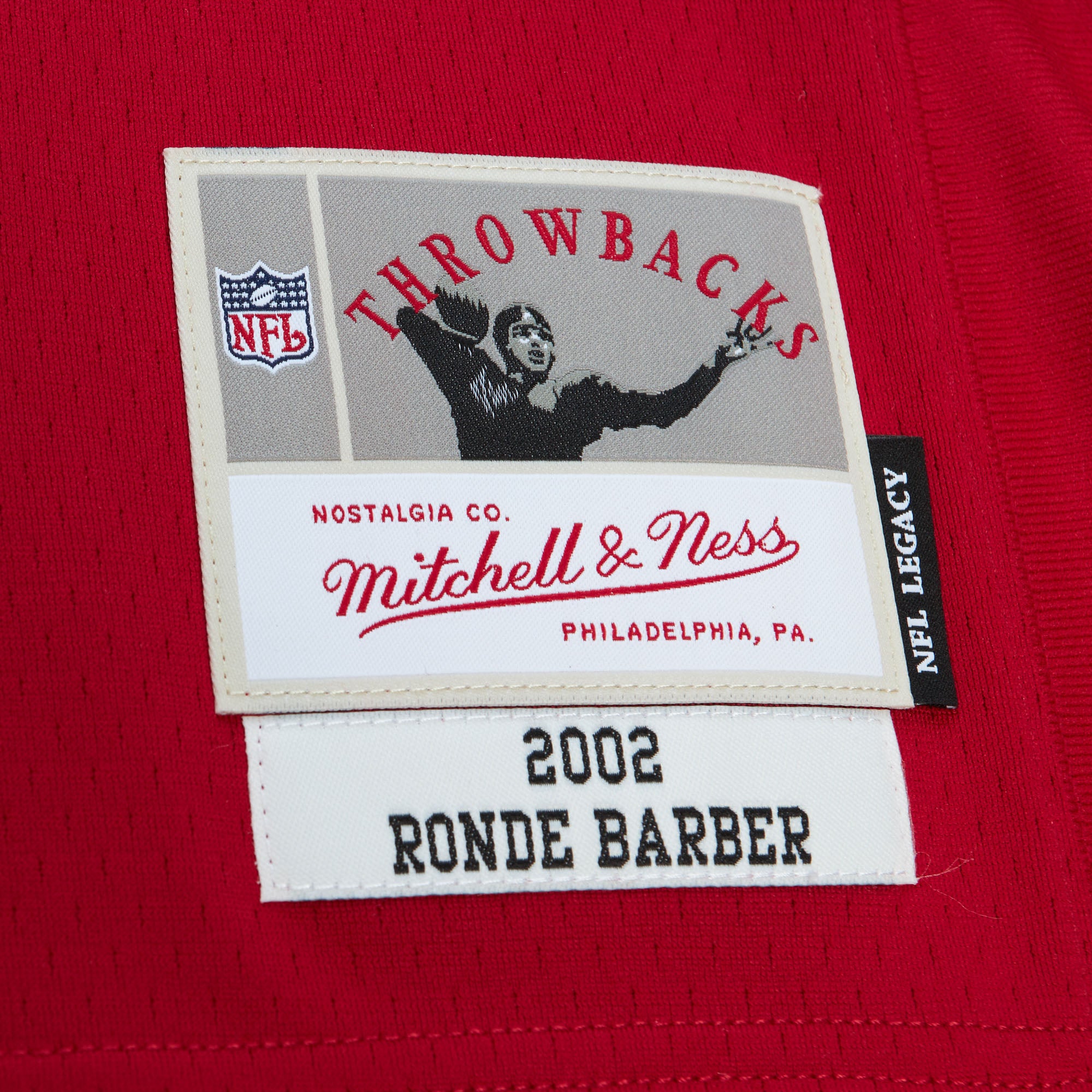 Jersey M&N NFL Dark Jersey Buccaneers 2002 Ronde Barber