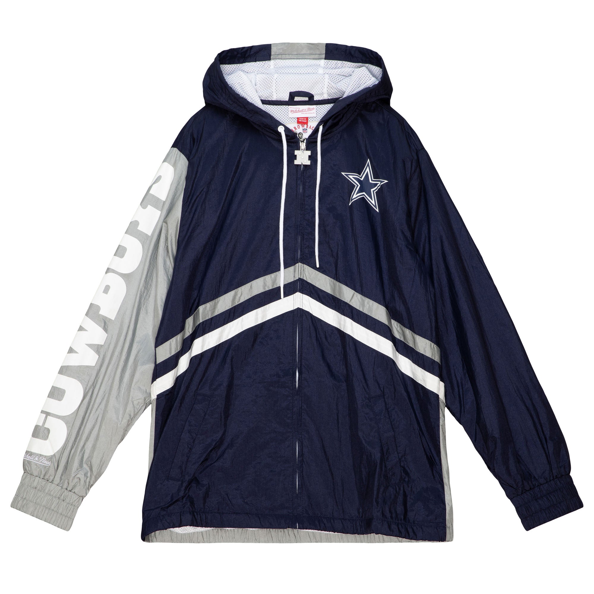 NFL UNDENIABLE FULL ZIP WINDBREAKER COWBOYS NFC