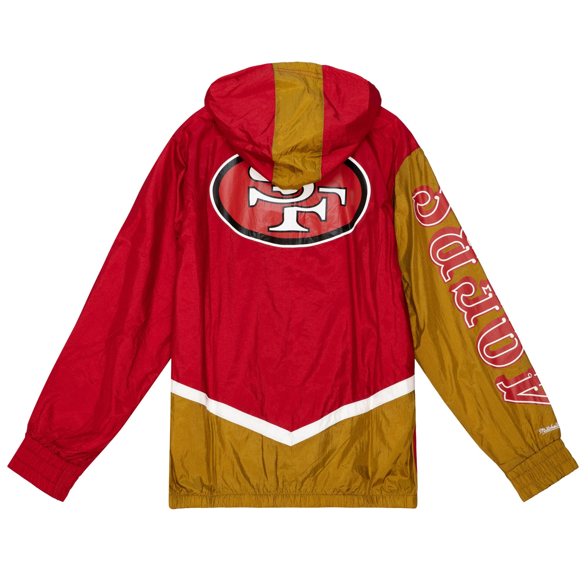 NFL UNDENIABLE FULL ZIP WINDBREAKER 49ERS NFC