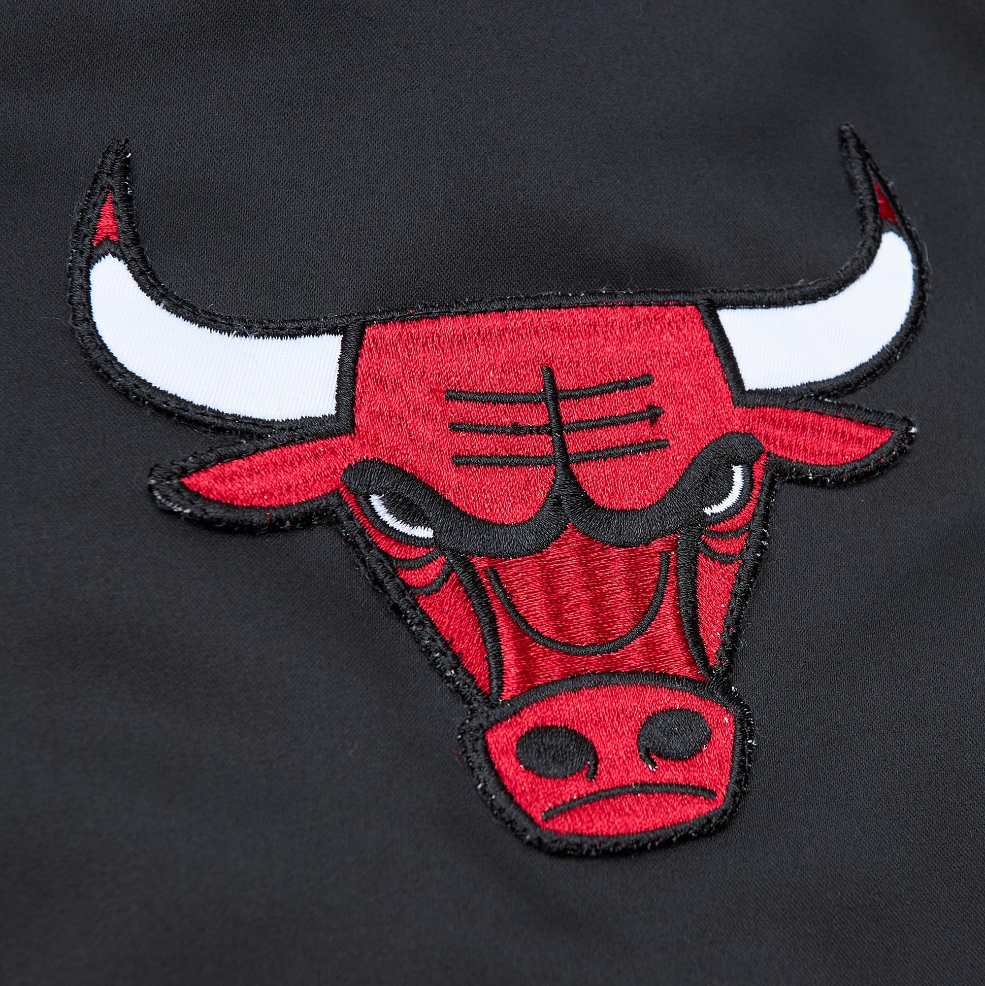 NBA SATIN BOMBER JACKET BULLS BLCK