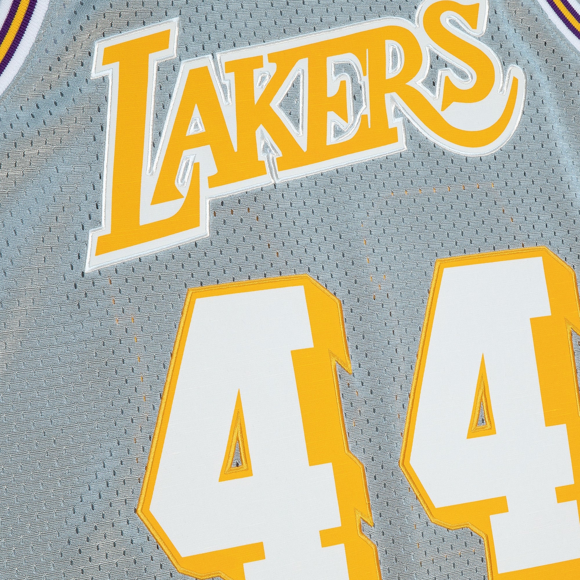 NBA 75TH SILVER SWINGMAN JERSEY LAKERS 1971