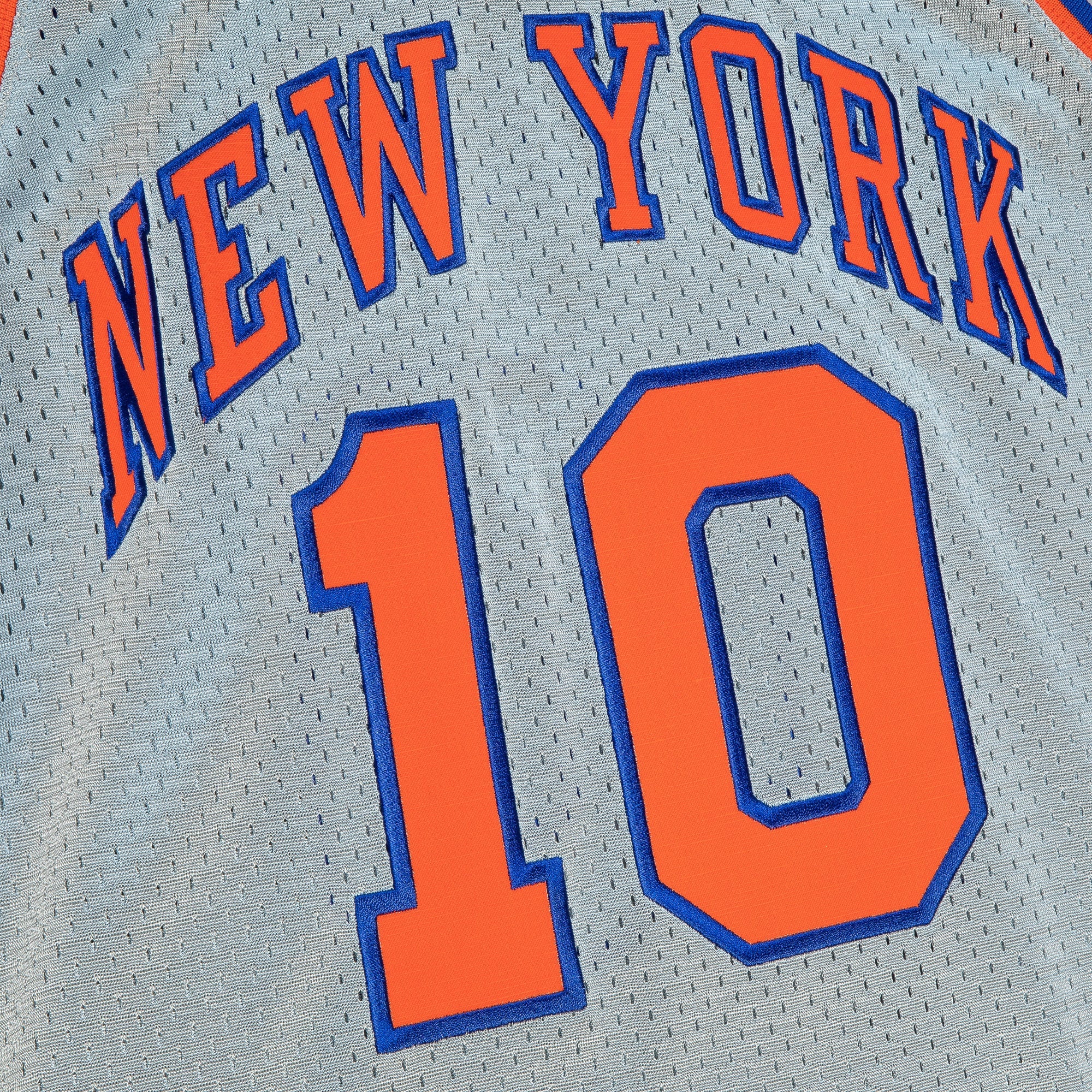 NBA 75TH SILVER SWINGMAN JERSEY KNICKS 1969