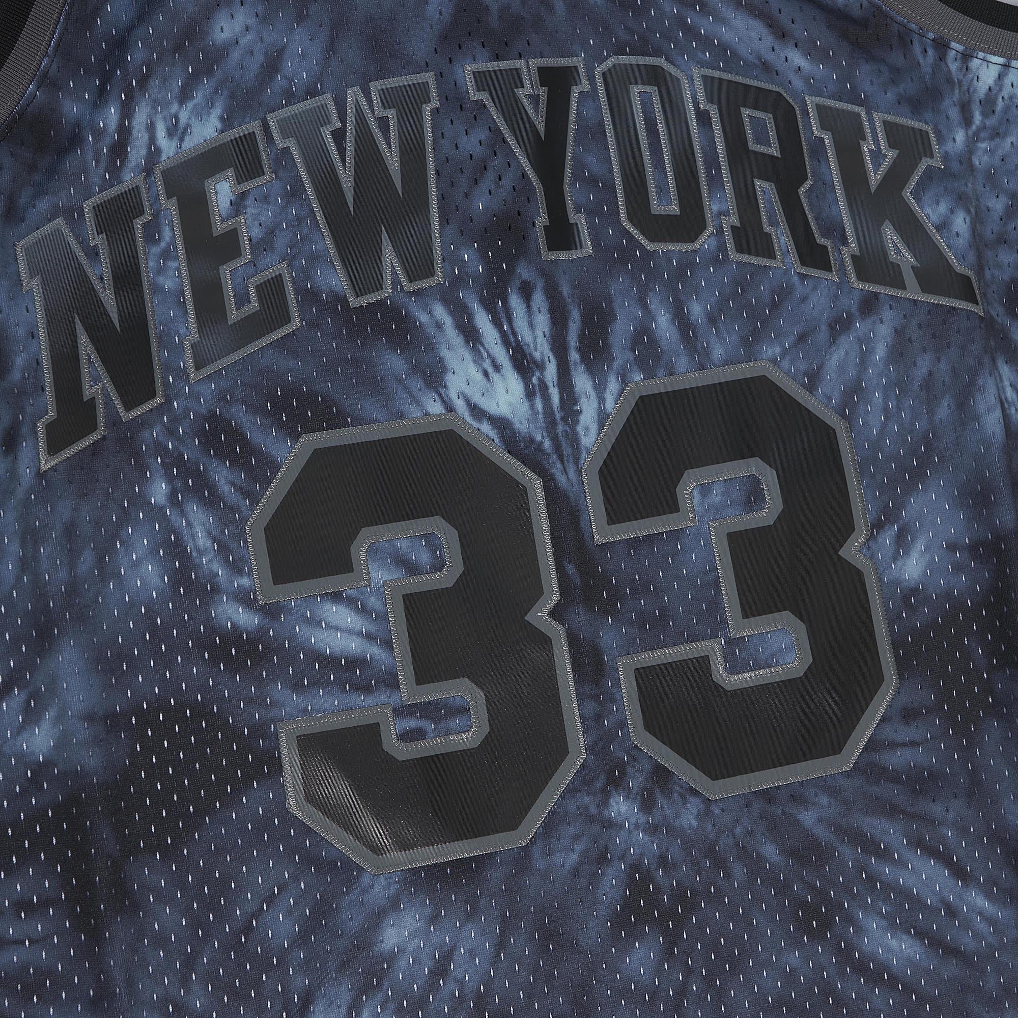 NBA BLACK TIE DYE SWINGMAN JERSEY KNICKS 1991 PATRICK EWING