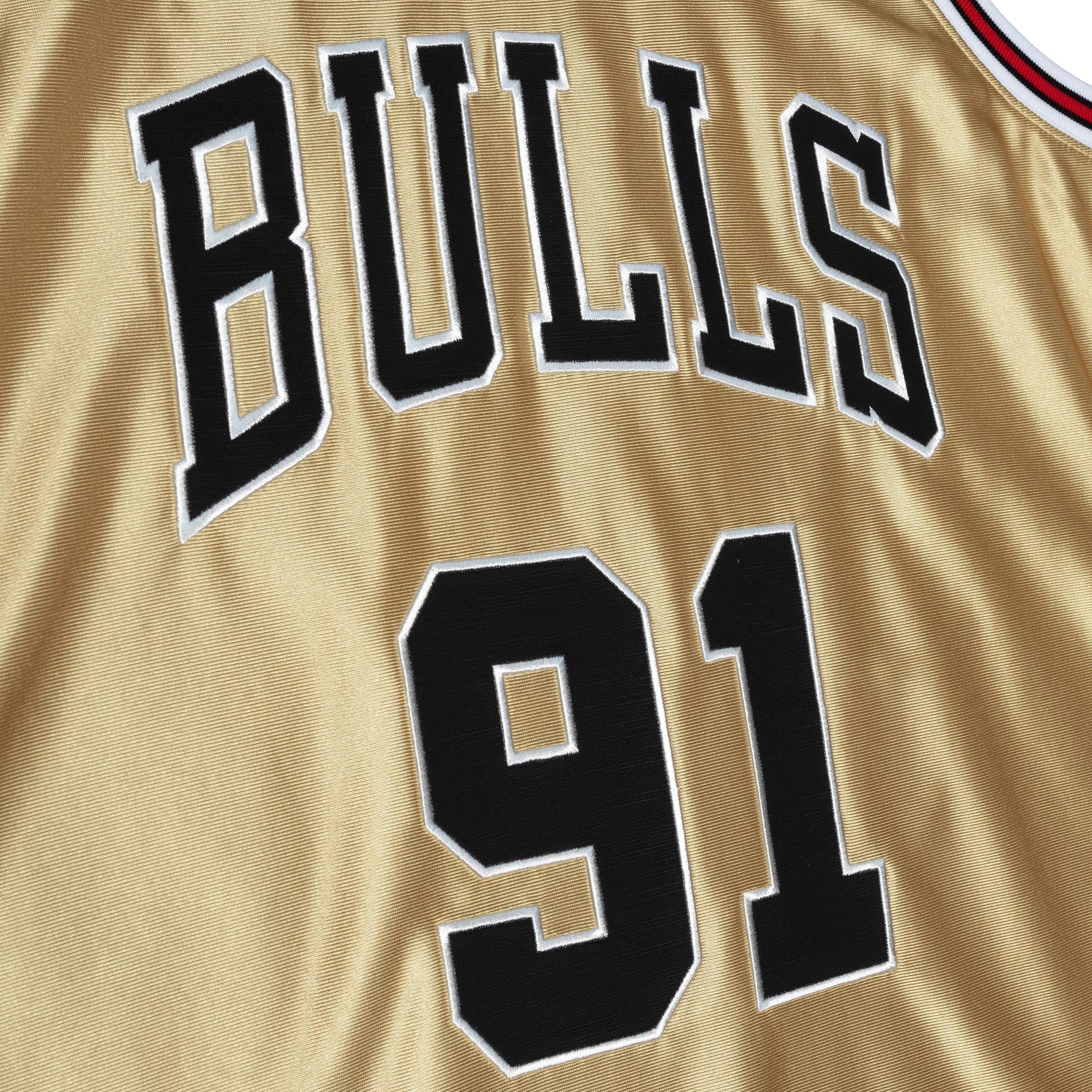 NBA 75TH GOLD SWINGMAN JERSEY BULLS 1997 DENNIS RODMAN