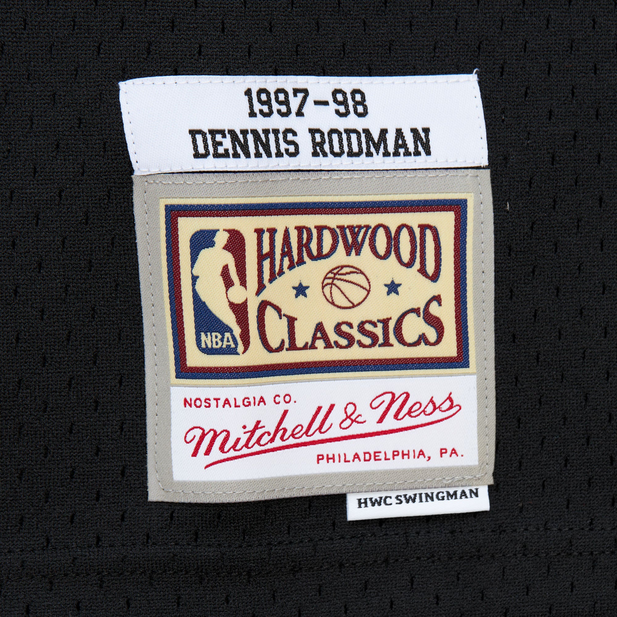 NBA HIGHWAY SWINGMAN JERSEY BULLS 1997 DENNIS RODMAN