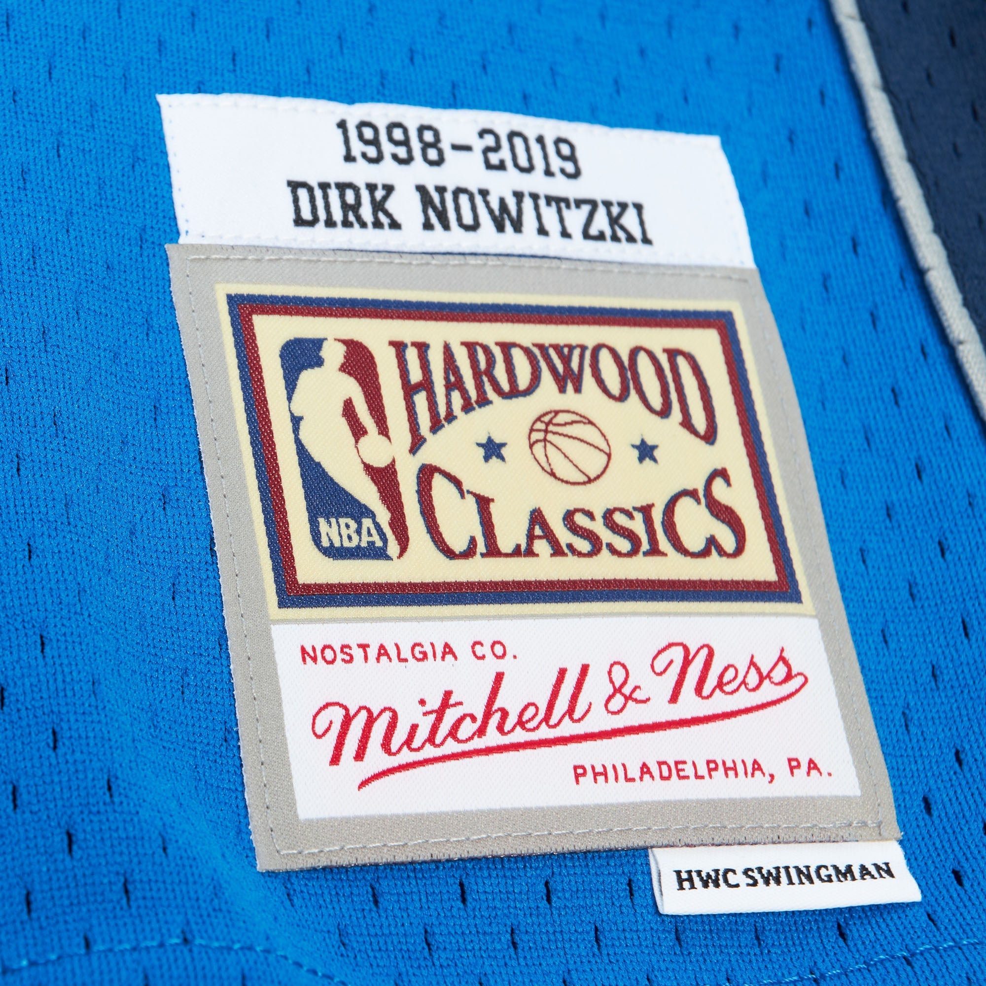 NBA HOF SWINGMAN JERSEY MAVERICKS DIRK NOWITZKI