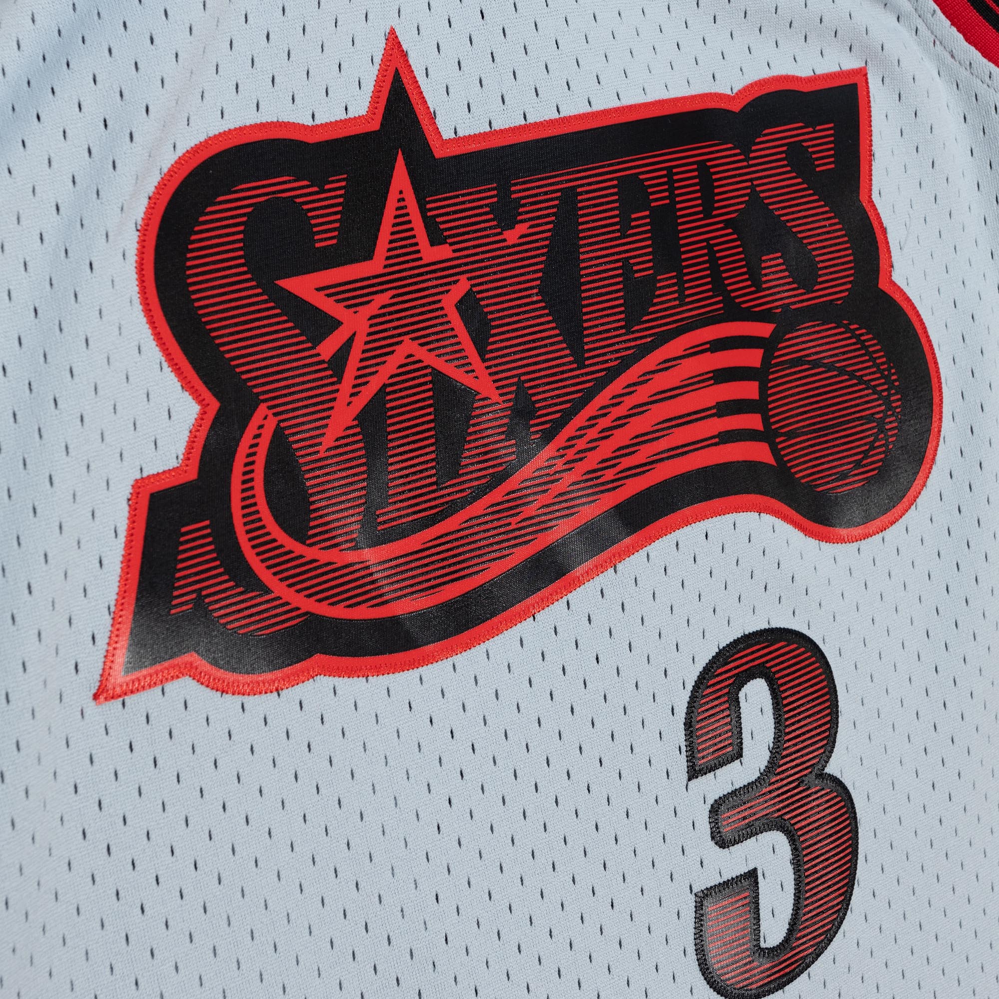 NBA SPACE KNIT SWINGMAN JERSEY 76ERS 1997 ALLEN IVERSON