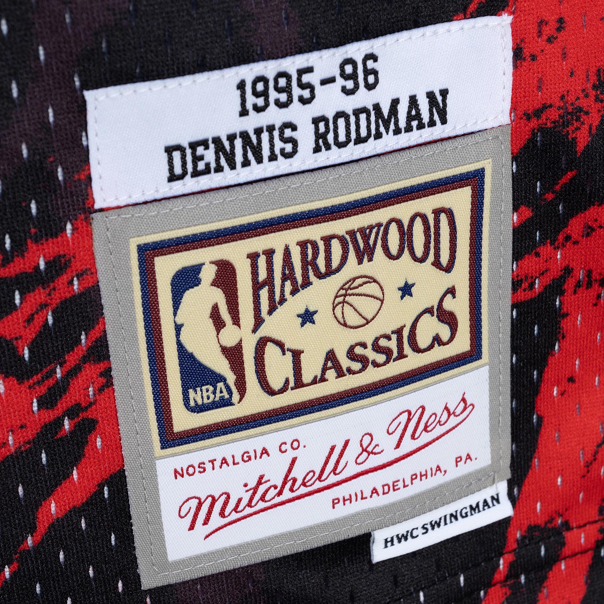 NBA Team Marble Swingman Jersey Bulls 1995 Dennis Rodman