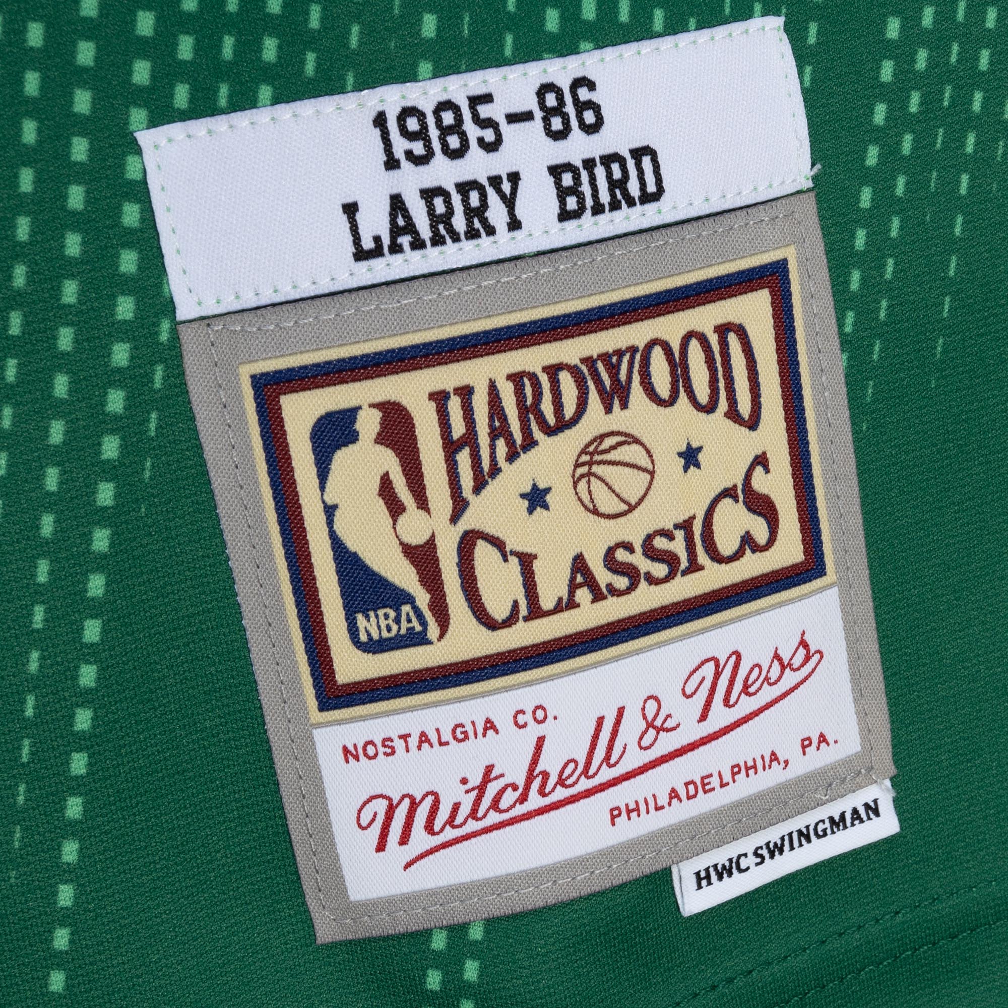 NBA MONOCHROME SWINGMAN JERSEY CELTICS 1985 LARRY BIRD