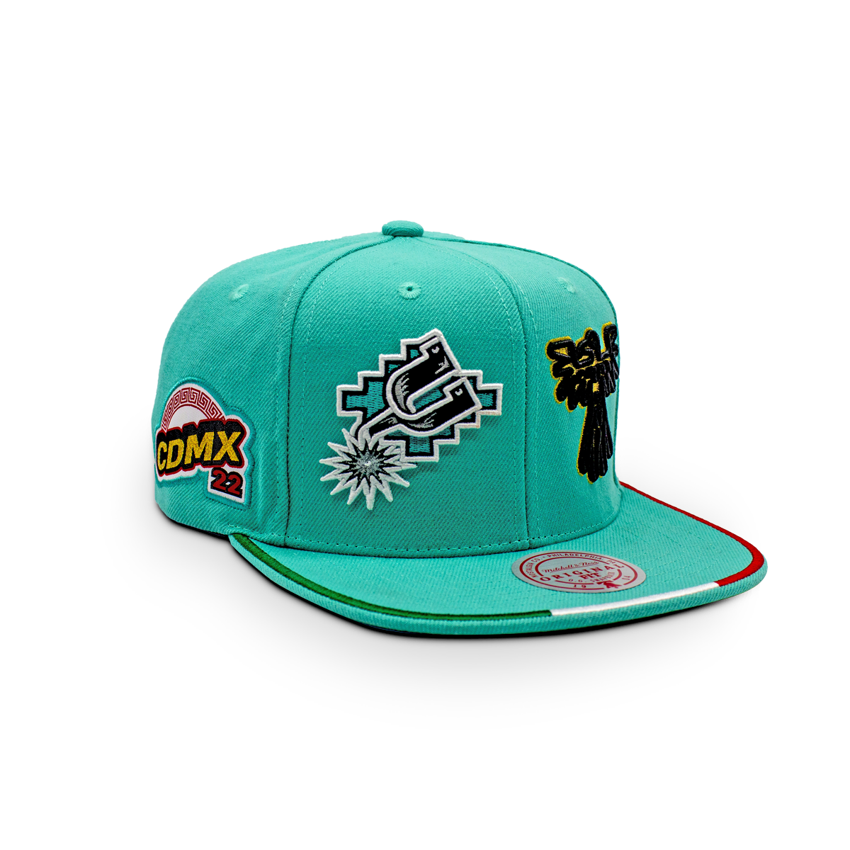 Gorra NBA Piramid Mexico Map Snapback Spurs Teal