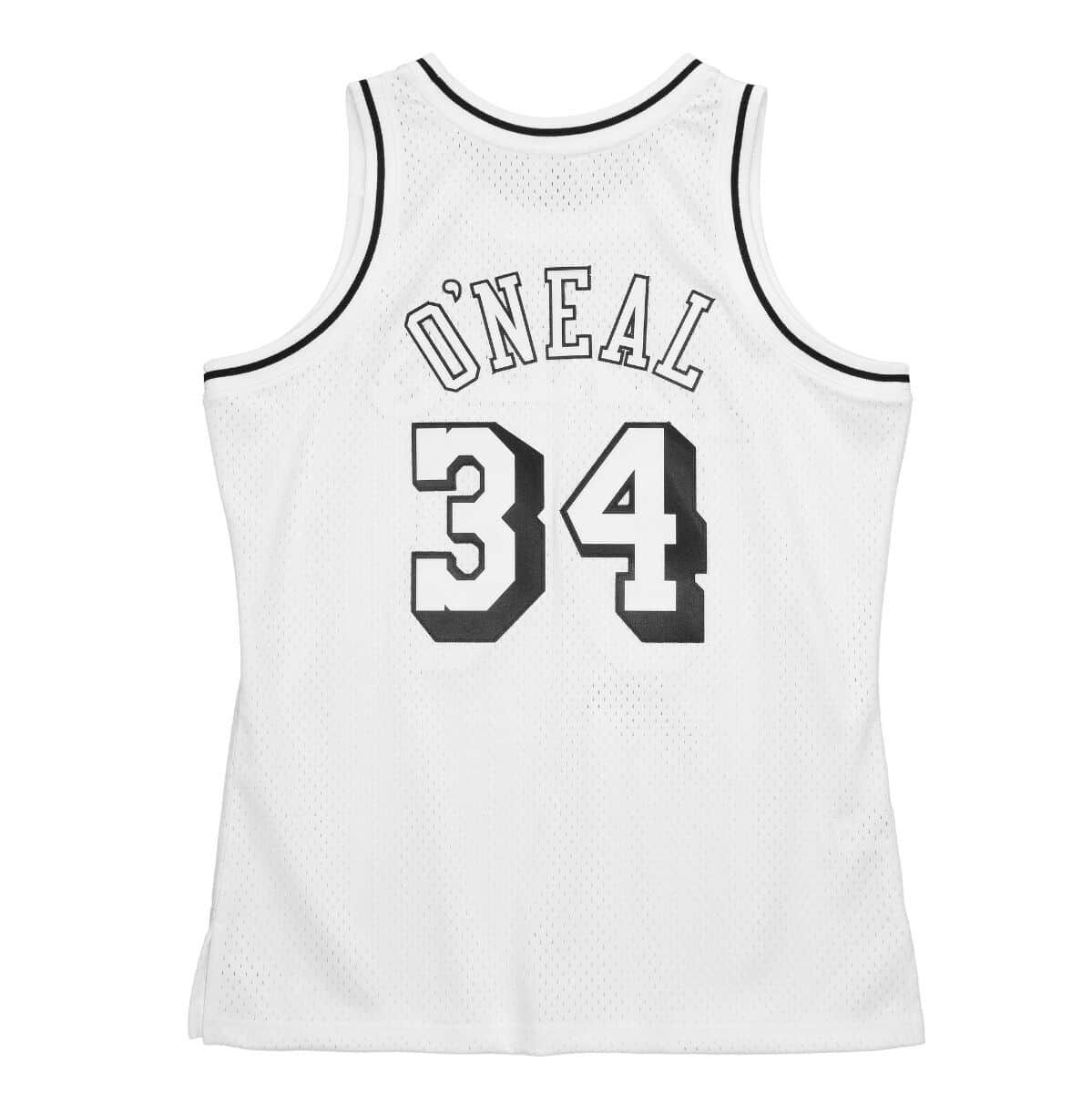 NBA WHITE BLACK SWINGMAN JERSEY LAKERS 96 SHAQUILLE O'NEAL | Mitchell ...