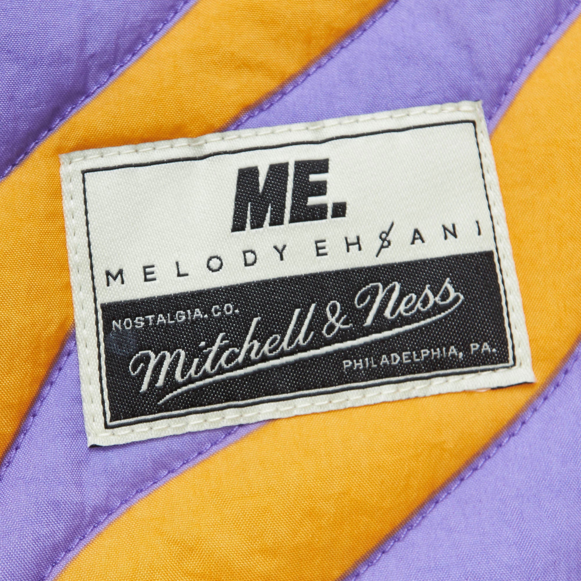 Camisa M&N NBA Melody Ehsani Puffer Shirt Lakers