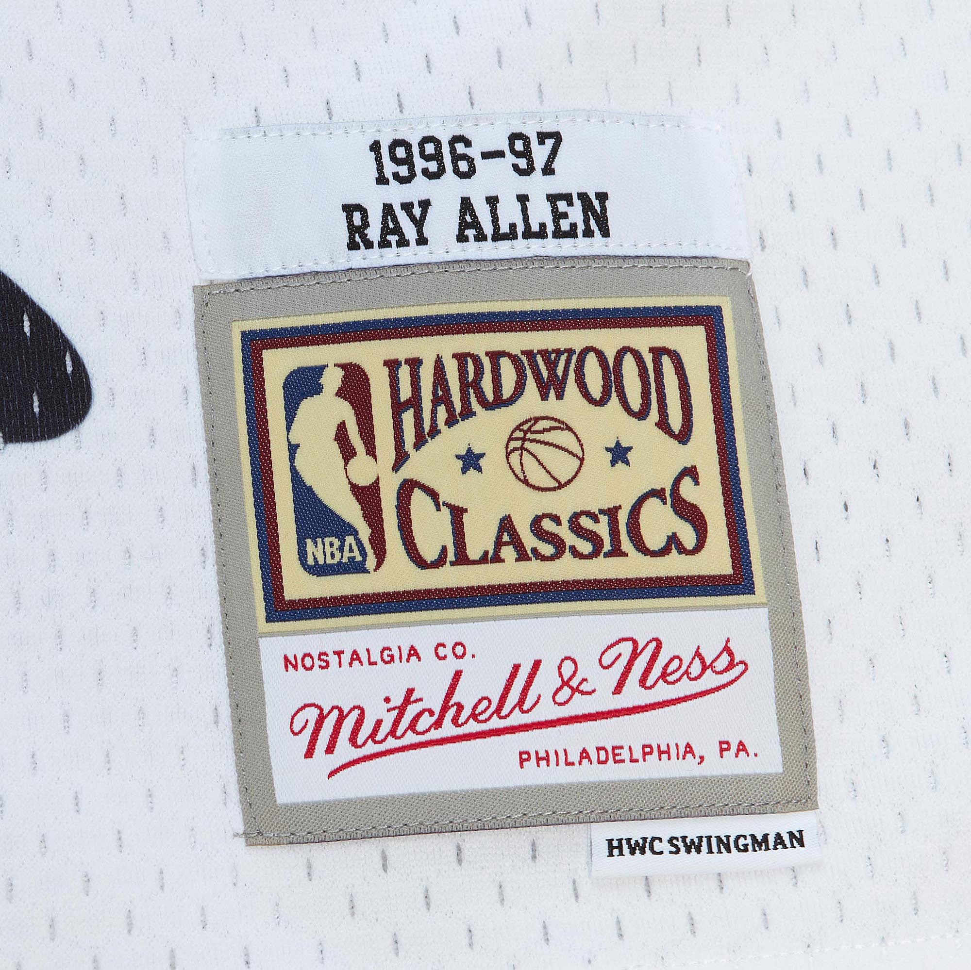 Jersey M&N NBA Cracked Cement Swingman Bucks 2000 Ray Allen